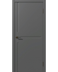 Дверь межкомнатная Соло Soft touch серый